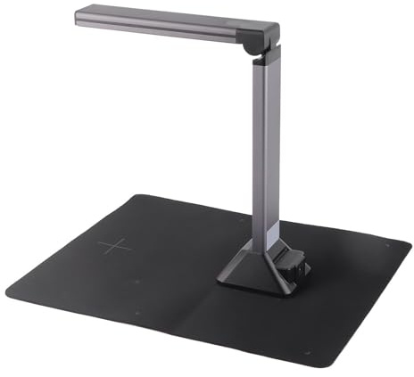 ZAICOLER Faltbarer Dokumentenscanner S550 für Büroangestellte Die Bücher Scannen 5mp Cmos Sensor mit Autofokus Bildgebungsgeschwindigkeit Unter 1 Sekunde Säule Aus Aluminiumlegie