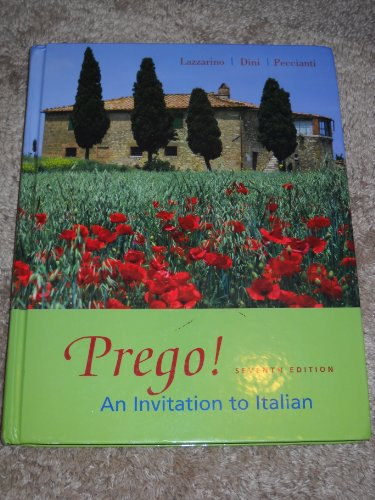 Prego! An Invitation to Italian