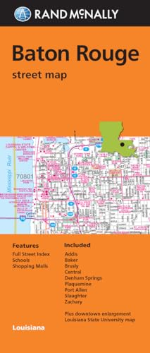 Rand McNally Baton Rouge Street Map