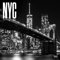 New York City Black & White | 2024 12 x 24 Inch Monthly Square Wall Calendar | BrownTrout | USA United States of America NYC State Northeast Atlantic