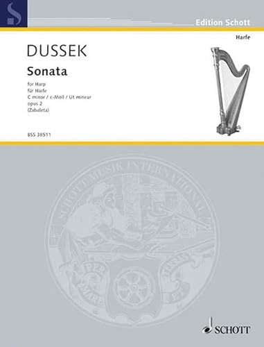 Sonate c-Moll: op. 2. Harfe. (Edition Schott)