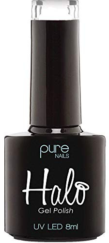 Halo Gel Polish 8ml - Pixie. UV/LED Gel Nail Polish, Long Lasting & Easy To Apply. Nail Art Colours For Manicure & Pedicure. Gel Polish For Professional & Home Use.