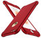 ORETECH Compatibile con Cover iPhone 6 e 6s con[2XPellicola Protettiva Vetro Temperato]360 Antiurto 2 in 1 Ultra Sottile Gomma Hard PC TPU Silicone Anti Graffio Custodia per iPhone 6 e 6s Cover -Rosso