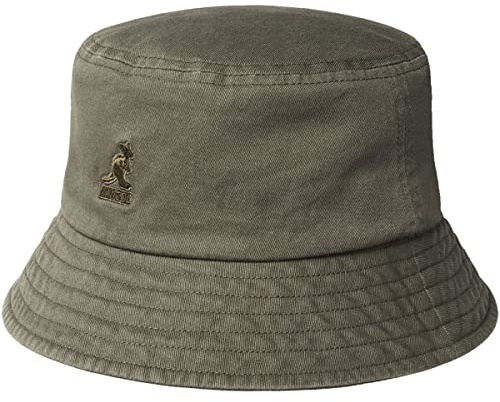 Kangol Washed Bucket Hat by Women/Men - Beach Summer Fisher´s Spring-Summer - S (54-55 cm) Khaki