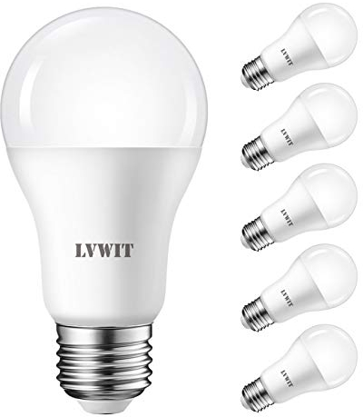 LVWIT E27 LED Birne, 100W Kaltweiß 6500K, ultrahell 1521 lm, Matt, Classic LED Lampe (6er Pack)