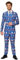 Suitmeister Herren Men Suit Business-Anzug Hosen-Set,Christmas Blau Nordic,M