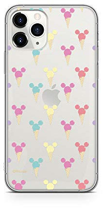 ERT GROUP mobile phone case for Apple Iphone 11 PRO MAX original and officially Licensed Disney pattern Mickey 002 optimally adapted to the shape of the mobile phone, partially transparent