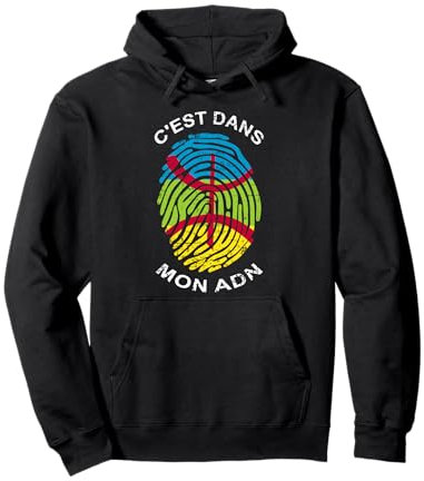 C'est Dans Mon ADN Amazigh Kabyle Fier cadeau pour kabyle Sweat à Capuche