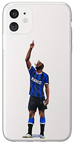 MYCASEFC - Cover Calcio Personalizzabile Lukaku Inter Milan Xiaomi Mi Note 10 in Silicone, Custodia da Calcio per Smartphone personalizzata e realizzata in Francia in TPU