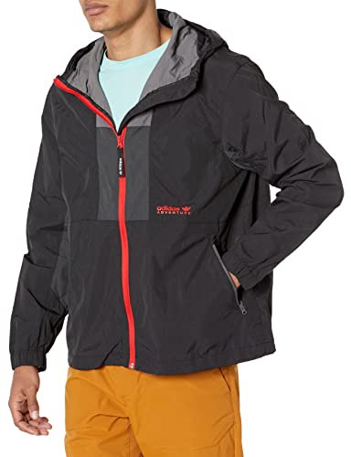 adidas Originals Coupe-vent pour homme Adventure Donovan Mitchell, Noir, XXL