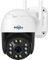 【5X Zoom Ottico】Telecamera Wi-Fi Esterno 2K Con Visione Notturna a Colori,Hiseeu 3MP PTZ IP Telecamera Con Pan 355° e Tilt 90°,Tracciamento Automatico,Rilevazione Umana,Audio Bidirezionale,IP66