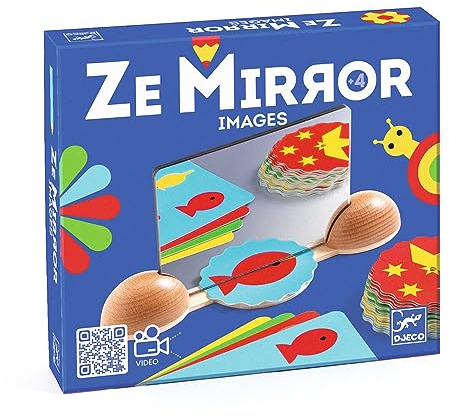 DJECO 36481 Ze Mirror Images geschicklichkeitsspiele, bunt