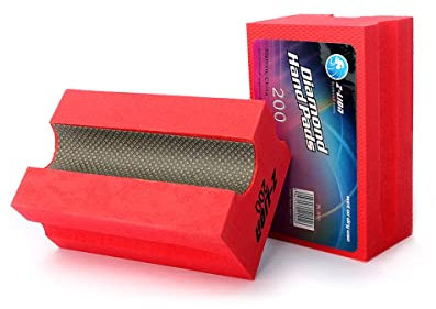 Electroplated Diamond Sanding Blocks V20 Polishing Grinding Hand Pads Block for Granite Marble Glass Stone 200 Grit