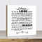 ARTLAND Holzbilder Mini Direktdruck auf Holz mit Spruch 15x15x2 cm zum Hinstellen/Aufhängen Genschenkidee Aufsteller Geburstag Hochzeit Valentinstag Muttertag Geschenk Liebe Zuhause I U4CY