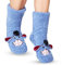 Disney Antirutschsocken Damen mit 3D-Ohren, One Size ABS Kuschelsocken Damen Antirutsch Haussocken Winter Frauen Geschenke (Blau Sherpa Eeyore)