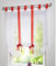Devola Raffrollo Transparente Voile Raffgardinen mit Schlaufen Cafe Gardine Moderne Rollo Küchengardine Privatsphäre Fenstervorhang BxH 60x140cm Rot 1er Pack