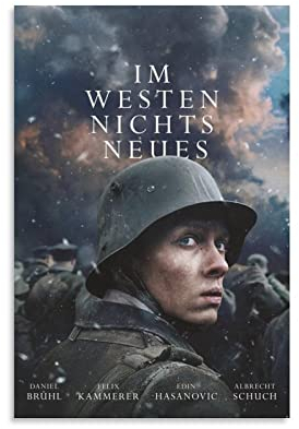SATOU Im Westen Nichts Neues Classic War Movie Poster (3) Leinwand Wandkunst Poster Deko Modern Home Pr