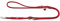 HUNTER Verstellbare Hundeführleine Round & Soft Love, Farbe: rot, weiches Rindnappaleder, rundgelegt, 3-fache Verstellmöglichkeit, eingenähtes Herz, Handarbeit, Made in Germany, Größe: 6/200