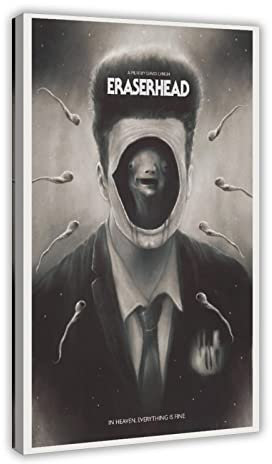 HDTS Eraserhead Filmposter Leinwand Poster Schlafzimmer Dekor Sport Landschaft Büro Zimmer Dekor Geschenkrahmen 60 x 90 cm
