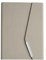 A5 Binder Cover Refillable Loose Leaf Round Ring Personal Journal Hardcover Notebook Suitable for Everyday use (Color : Grey)