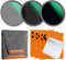 K&F Concept Nano-D 3Pack Filtros ND8+ND64+ND1000 Kit Filtro per Fotografia di Paesaggi per obiettivi 72mm