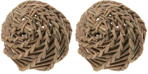 happypet Nature First Large Willow Ball for Small Animals (Pack of 2)