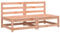 vidaXL Gartensofa 2 STK., Modular Sofa ohne Armlehnen, Gartensessel mit Lattenrost, Relaxsessel Lounge Sessel Gartenmöbel, Douglasienholz