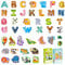 56Pcs Magnetic Letters and Animal for children, Cute Alphabet Magnets for Fridge,Educational Learning Tool Fridge Magnets for Kids Alphabet ABC Magnets,Magnets Fridge Animals Alphabet Toys for Toddler