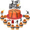 25 Stück Basketball Tortendeko Basketball Happy Birthday Cake Topper Player Slam Dunk Basketball Bekleidung Kuchen Deko für Basketball Sport Thema Geburtstag Baby Dusche Kuchen Dekorationen