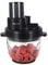 Hoapin Robot de cuisine 3 en 1, Hachoir à Viande Avec Bol Verre 3 L, Pétrin Mixeur, Coupe Légumes Electrique, Hachoir Électrique 1000W Pour Viande Légumes Fruits