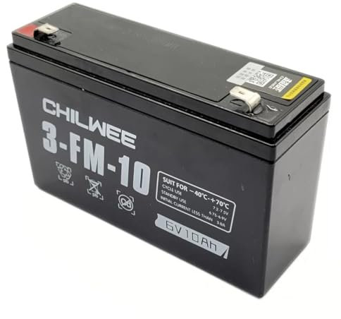 Batterie 6V 10ah AGM CHILWEE pour voiture électrique