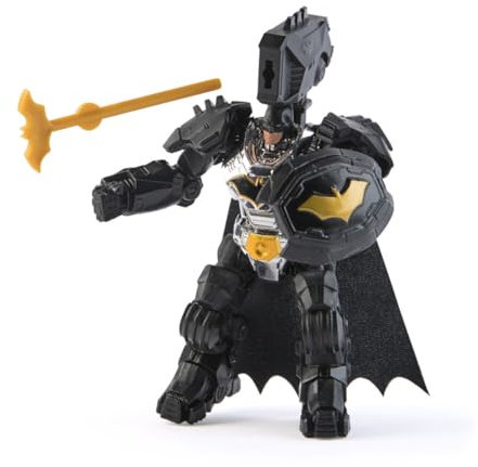 Spin Master DC Comics Batman Actionfigur aus der Metal Force Kollektion, 10,9 cm Superheldensammler, mit Zubehör, Spielzeug für Jungen und Mädchen ab 4 Jahren