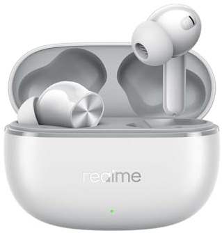 realme Buds T200 Lite Bluetooth In-Ear Ohrhörer, 4 Mikrofon, AI ENC für Chamadas, 48 Stunden Wiedergabe Insgesamt Soundeffekte und jogos de baixa latência TWS (Storm Grey)