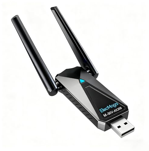 Clé Wi-Fi pour PC, adaptateur USB WLAN 300 Mbps, 2,4 GHz/5 GHz, double bande, compatible avec Windows 11/10/8/7