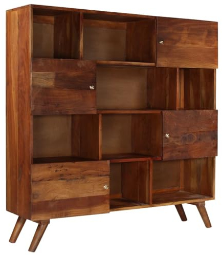 CKioict Highboard Altholz Massiv gartenschrank kommoden for Büro Schlafzimmer 150x40x152 cm