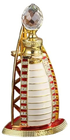 Huile de parfum arabe 15 ml de longue date parfum Dubaï Dubaï avec luxueuse voile navire voile bouteille pour femmes, huile arabe, pour les femmes