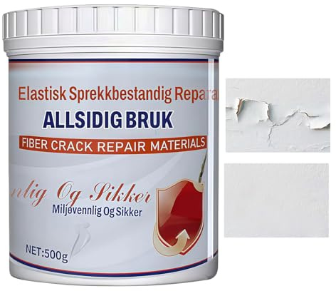 Wandreparaturpaste, wasserdicht, 500 g, hochelastisch, für Decke, Küche, Bad, Innenbereich, Beton, Holz, Metall