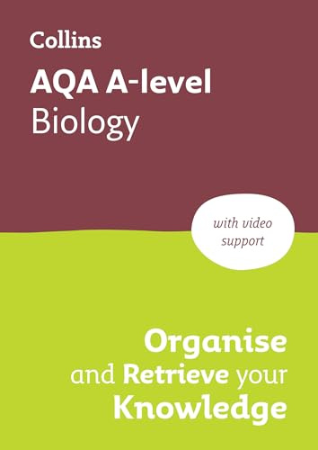 AQA A-level Biology Organise and Retrieve Your Knowledge: Ideal for the 2027 and 2028 exams (Collins A level Revision)