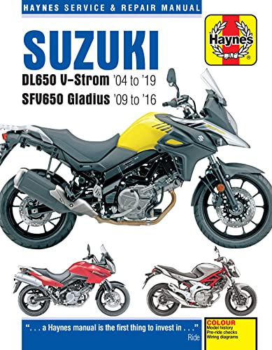 Suzuki DL650 V-Strom & SFV650 Gladius (04-19): 2004 to 2019