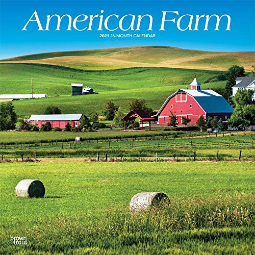 American Farms - Amerikanische Farmen 2021 - 16-Monatskalender: Original BrownTrout-Kalender [Mehrsprachig] [Kalender] (Wall-Kalender)