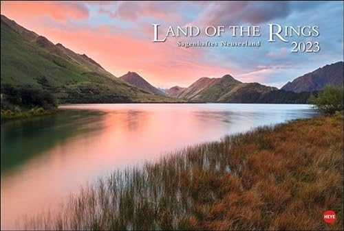 Land of the Rings - Neuseeland Kalender 2023. Großer Wandkalender mit den Landschaften, die zur Kulisse für Herr der Ringe wurden. Hochwertiger Fotokalender im Großformat.: Sagenhaftes Neuseeland