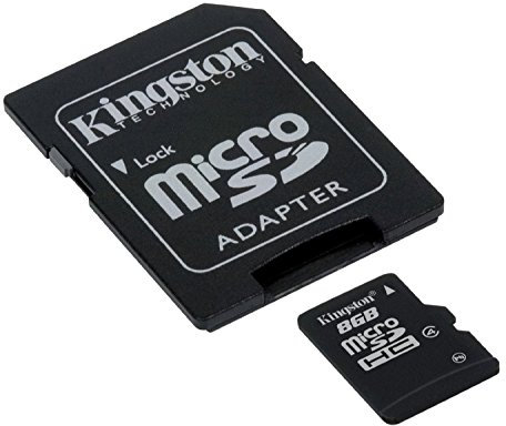 Professional Kingston 4GB MicroSDHC Card for Huawei U8180-1 Smartphone with custom formatting and Standard SD Acapter. (Class 4)