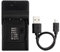 NP-80 USB Ladegerät für Casio Exilim EX-G1, EX-N1, EX-N2, EX-S5, EX-S8, EX-S9, EX-Z35, EX-Z550, EX-Z800 Kamera und Mehr