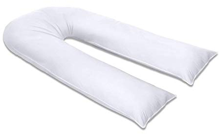 Britains Bedding Pregnancy Pillow - U Shape Orthopedic Maternity Nursing Cushion - Used as Comfy Long Cuddle Pillows - Belly and Back Support for Pregnant Women - COVER NOT INCLUDED