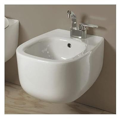 Flaminia Bonola BN218LAT Bidet Sospeso, Bianco Latte