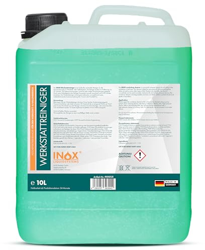 INOX® WS Werkstattreiniger Konzentrat, 10L - Bodenreiniger Industriereiniger, für Hochdruckreiniger geeignet