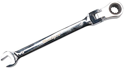 AB Tools 8mm Metric Flexible Flexi Head Ratchet Combination Spanner Wrench 72 Teeth