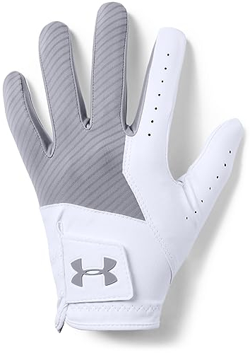 Under Armour Mens Full Finger Gloves Ua Medal Golf Glove, STL, 1349705-035, RMD