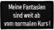 Café Viereck ® Lustiges Bundeswehr Fun Patch Gestickt mit Klett – 8,5 x 4,5 cm - Fantasie