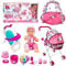 koolbitz 15 Pcs Reborn Realistic Baby Doll Set Newborn with Sound, Removable Clothes, Movable Soft Smooth Body, Baby Food Chair, Baby Activity Center, Sippy Bottle